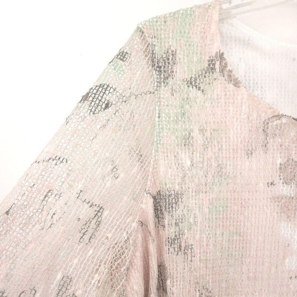 Catherines Mesh Overlay Tunic Top Plus Size 1x Le… - image 2